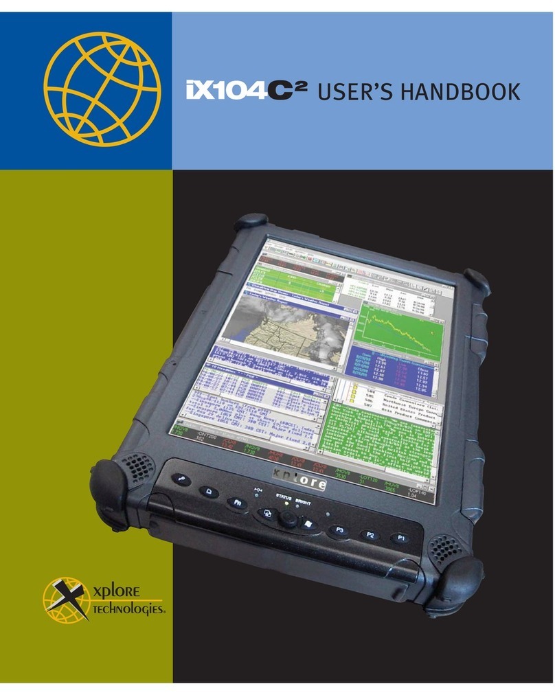 XPLORE TECHNOLOGIES ix104C2 Instruction Manual XPLORE TECHNOLOGIES ix104C2 Instruction Manual