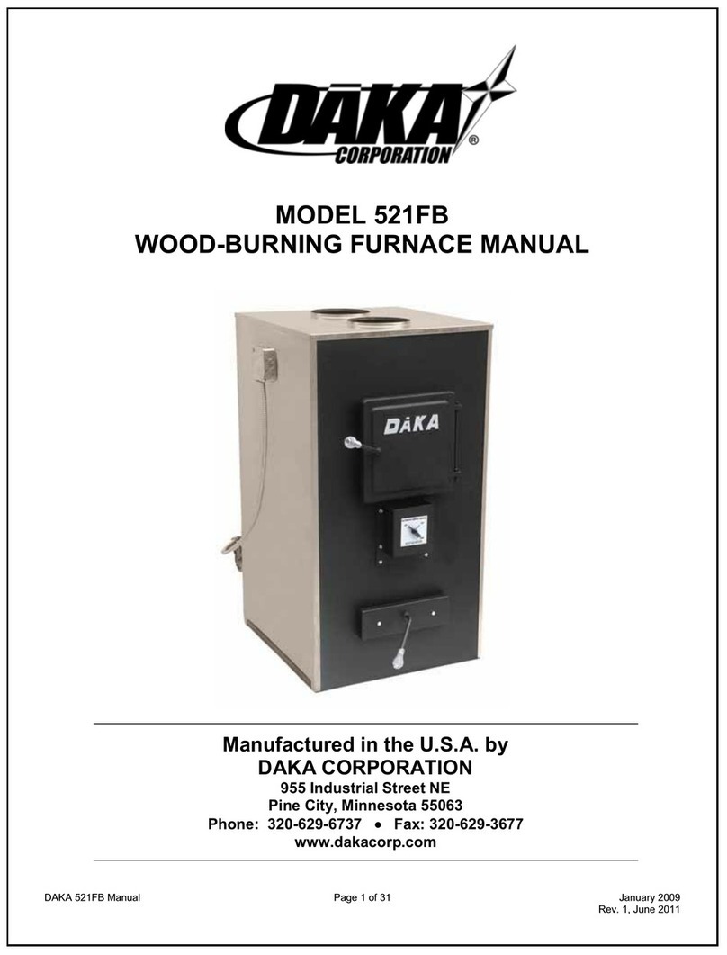 Daka Corporation 521FB manual