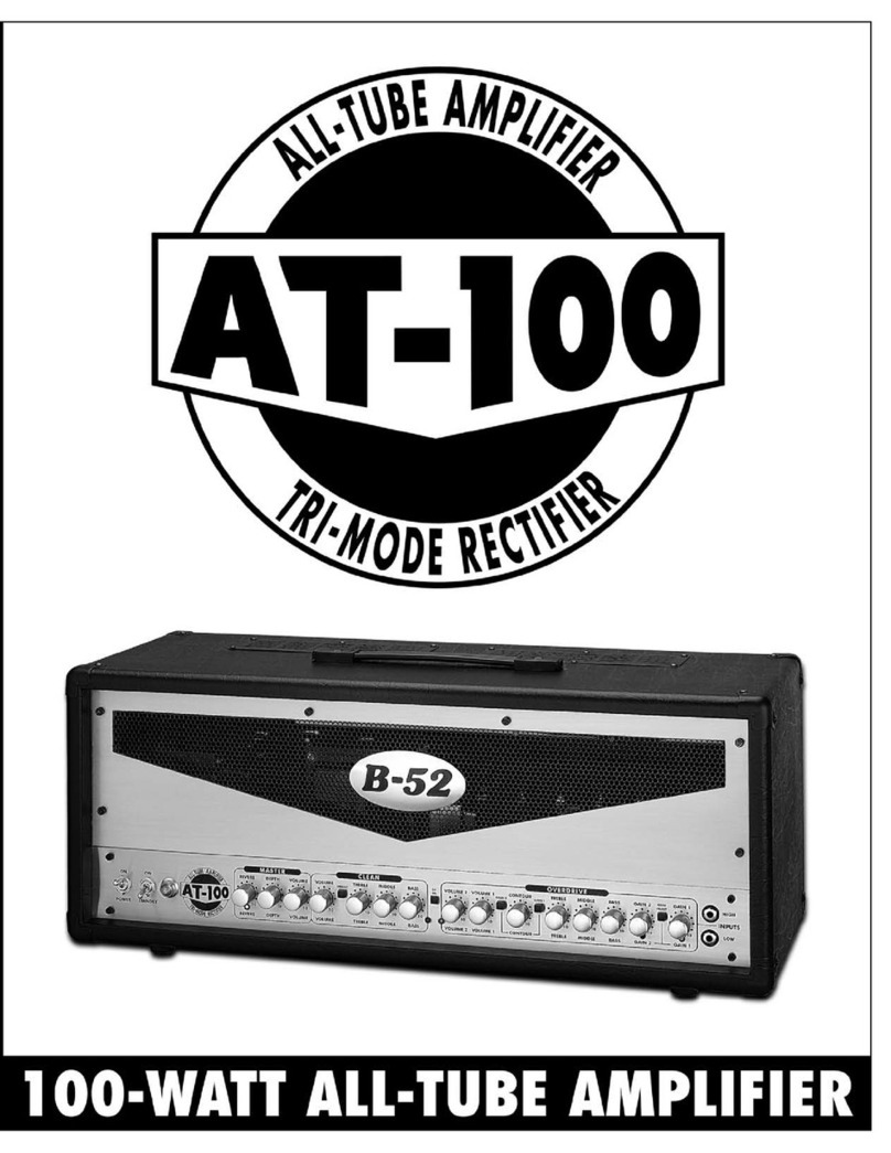 B-52 AT-100 instruction manual