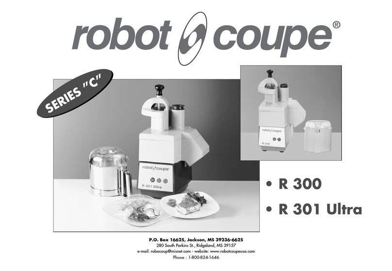 Robot Coupe R 301 Ultra User manual