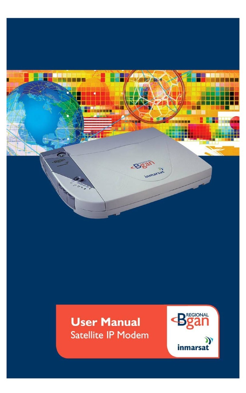 Inmarsat Regional BGAN Satellite IP Modem User manual