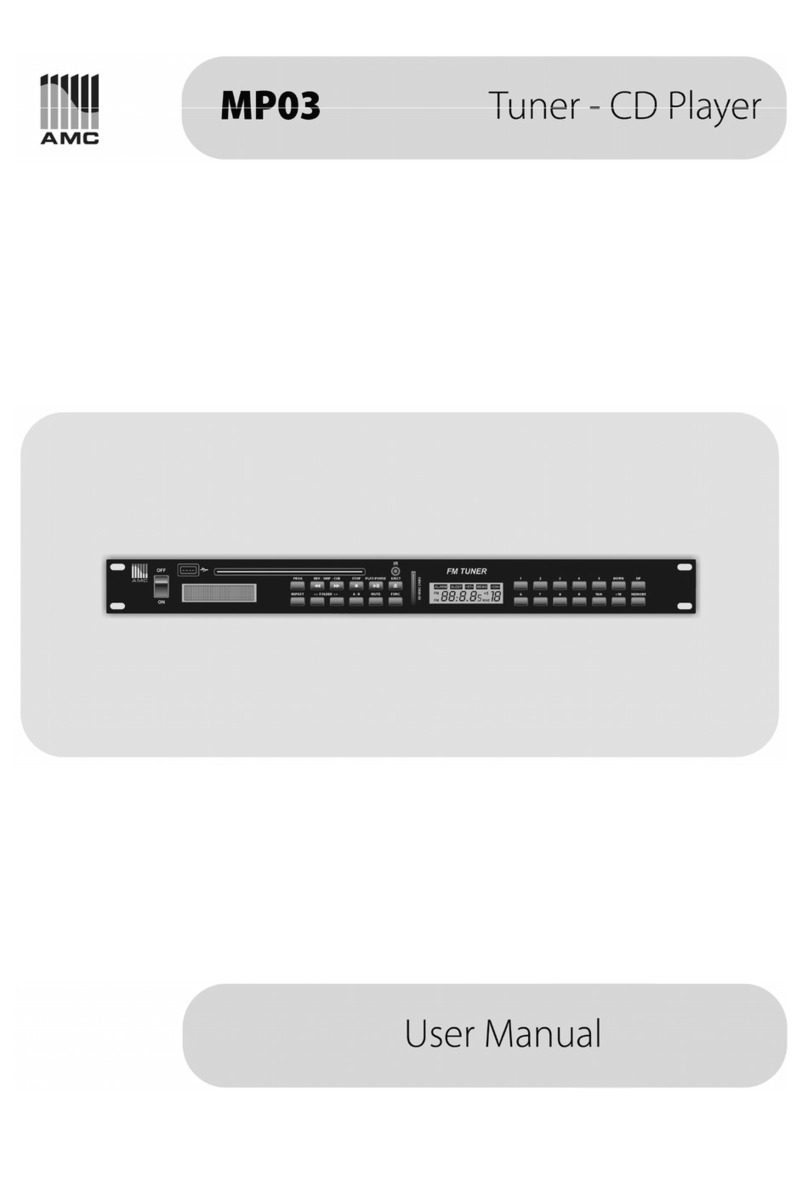 AMC MP 03 user manual