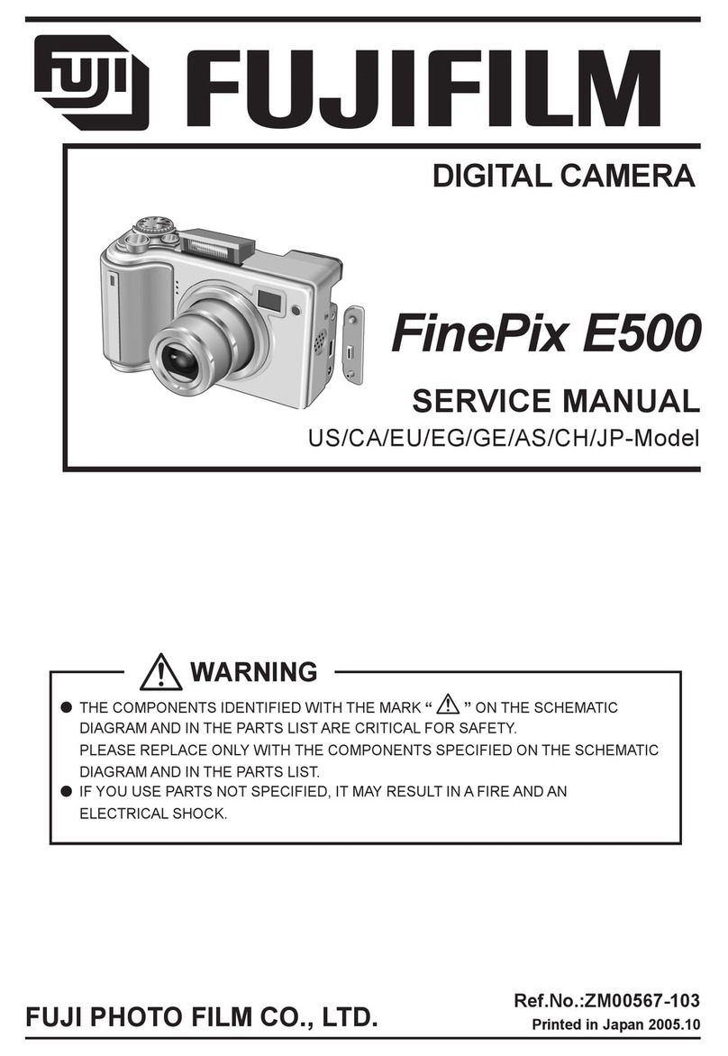 FujiFilm FinePix E 500 Service manual