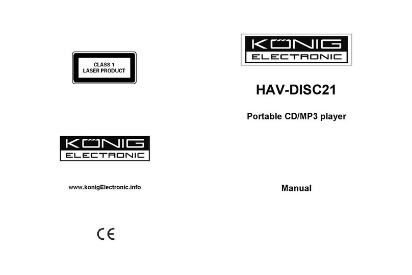 Konig HAV-DISC21 User manual