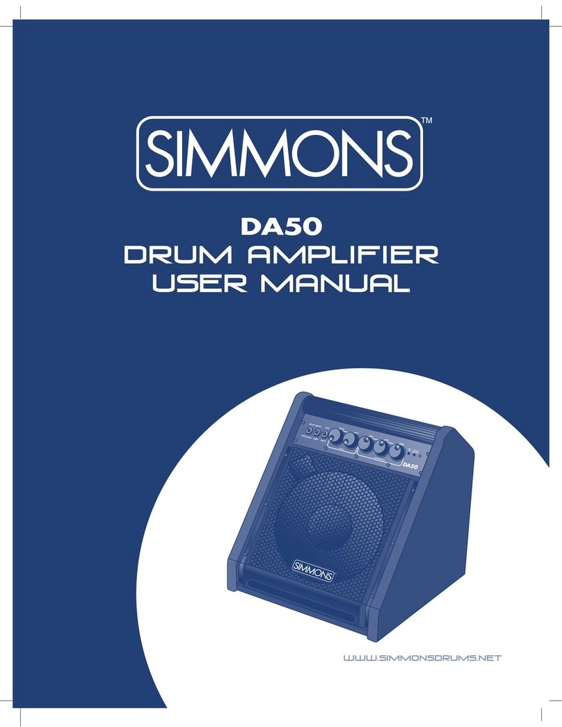 Simmons DA50 user manual