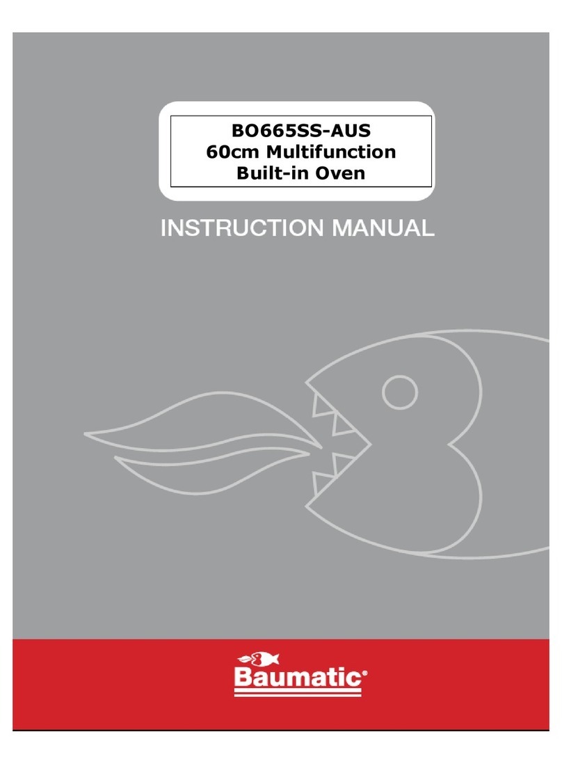 Baumatic BO665SS-AUS User manual Baumatic BO665SS-AUS User manual