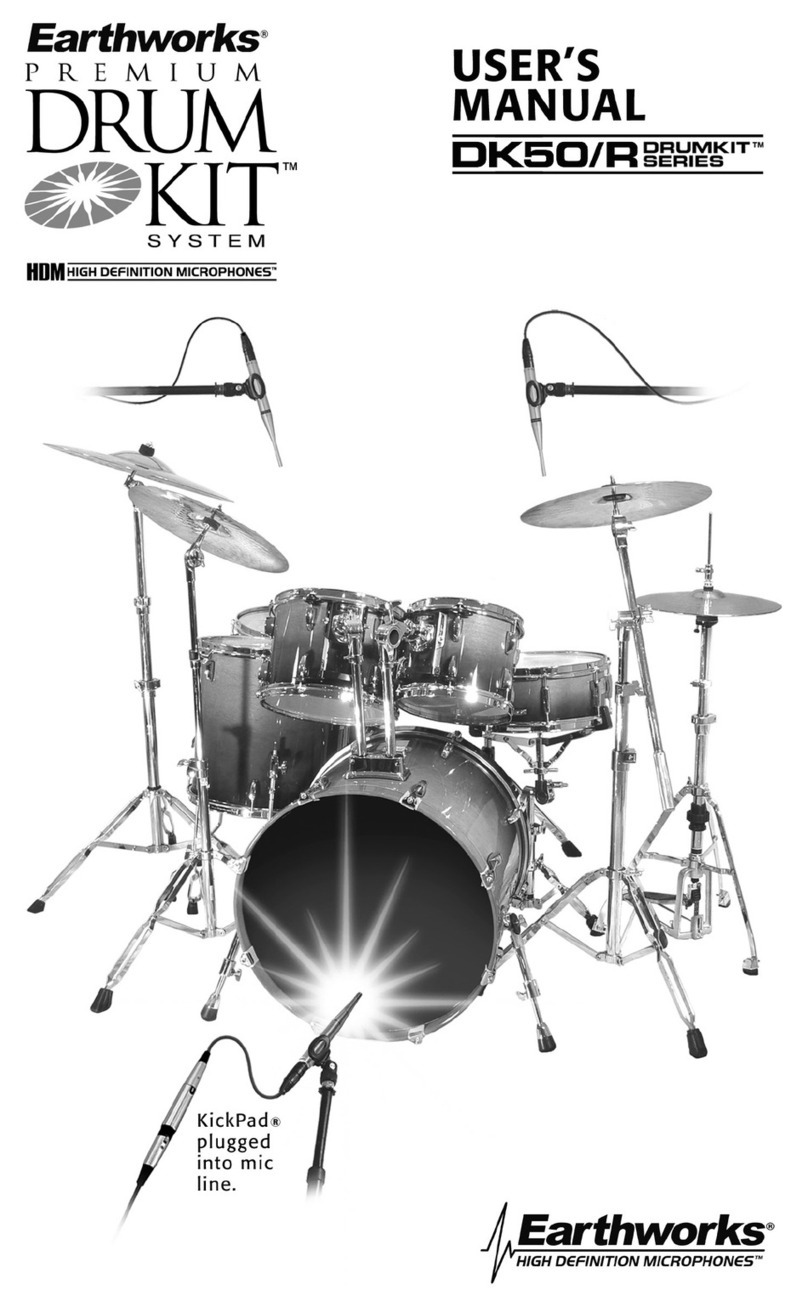 Earthworks DK50 Drumkit series user manual