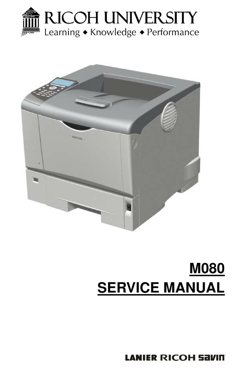 Ricoh M080 User manual