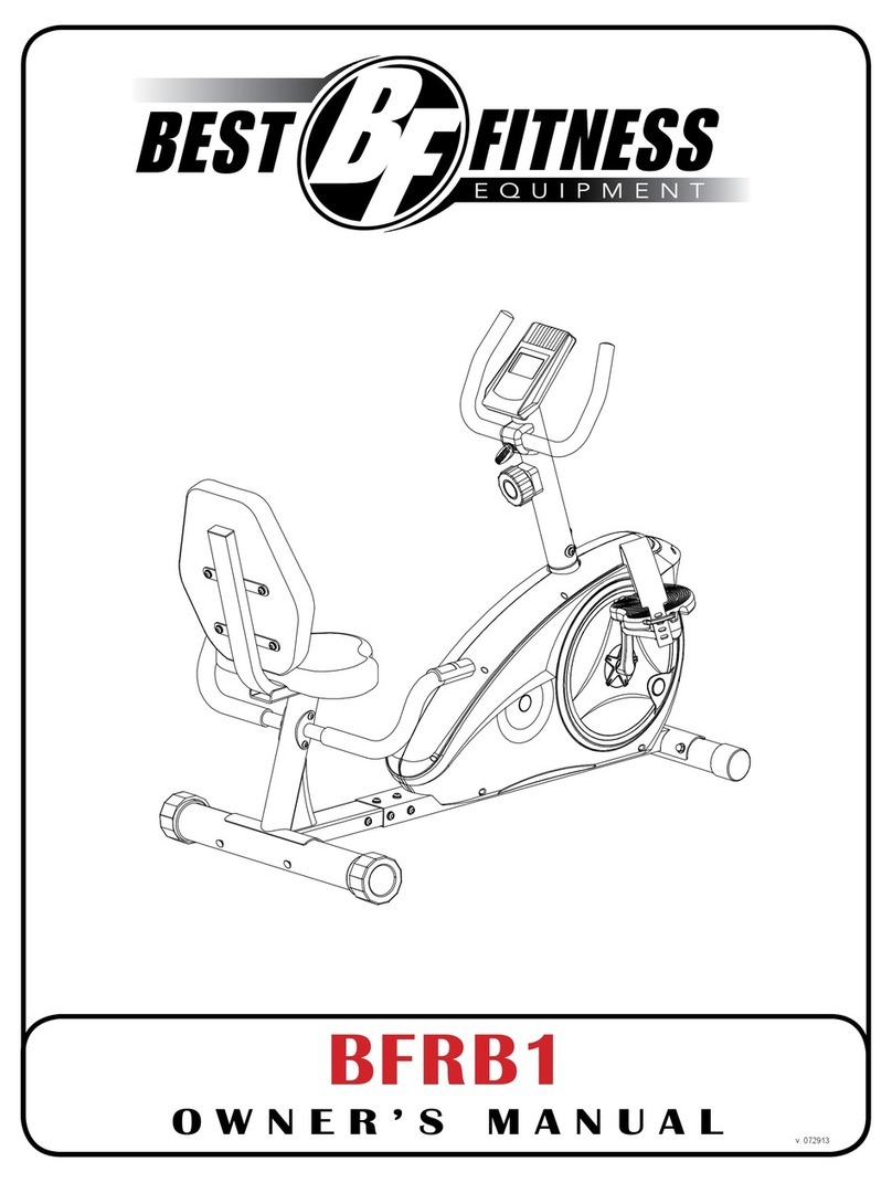 Best Fitness BFRB1 owner's manual