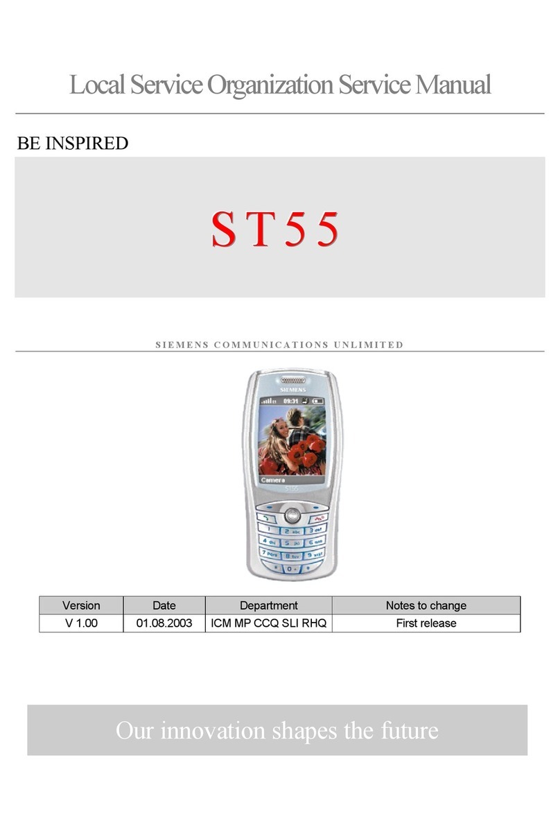 Siemens ST55 Service manual