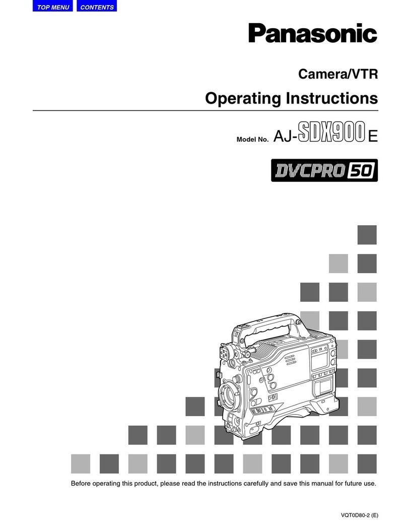 Panasonic AJ-SDX900E operating instructions