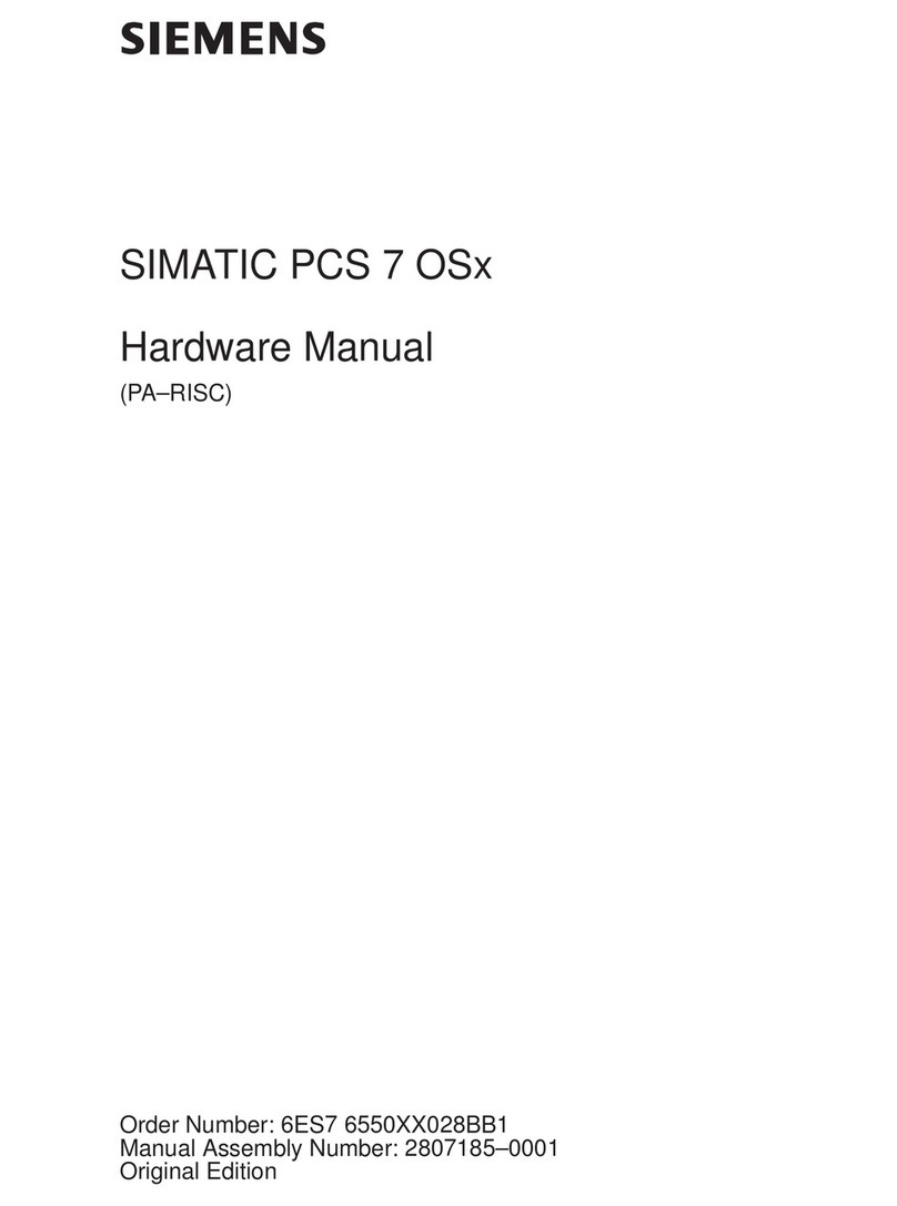 Siemens SIMATIC PCS 7 OSx User manual