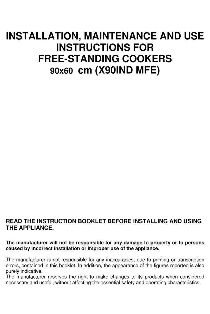 Bertazzoni X90IND MFE User guide