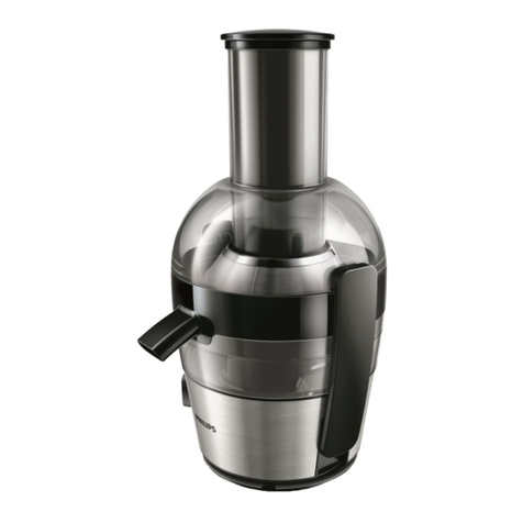 Philips HR1864 quick start guide