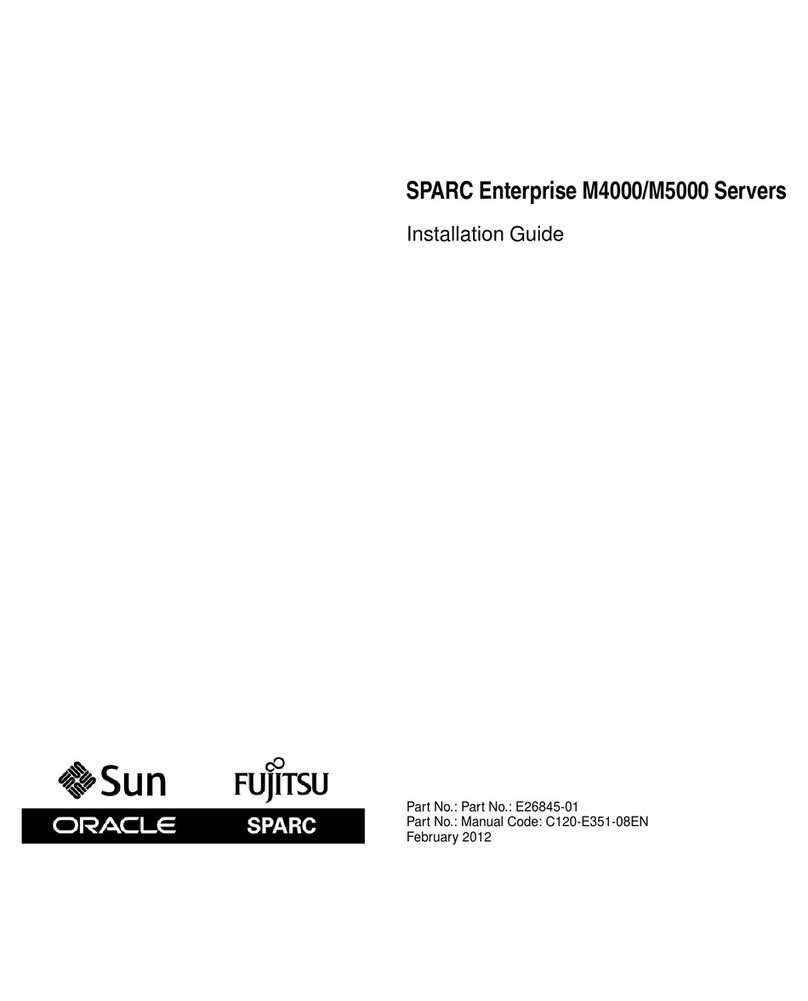 Oracle SPARC Enterprise M4000 installation guide