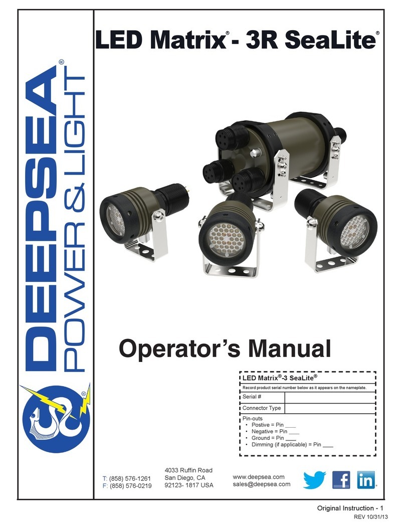 DeepSea Power & Light LED Matrix Operator's manual