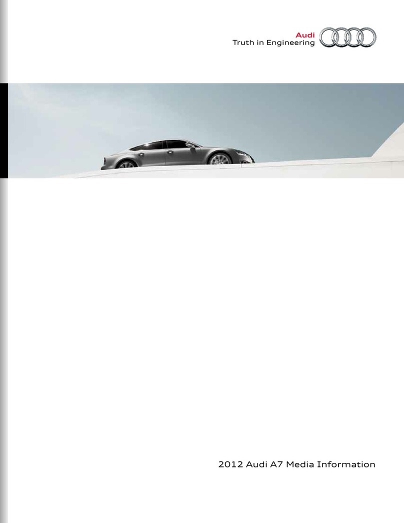 Audi 2012 A7 Owner's manual