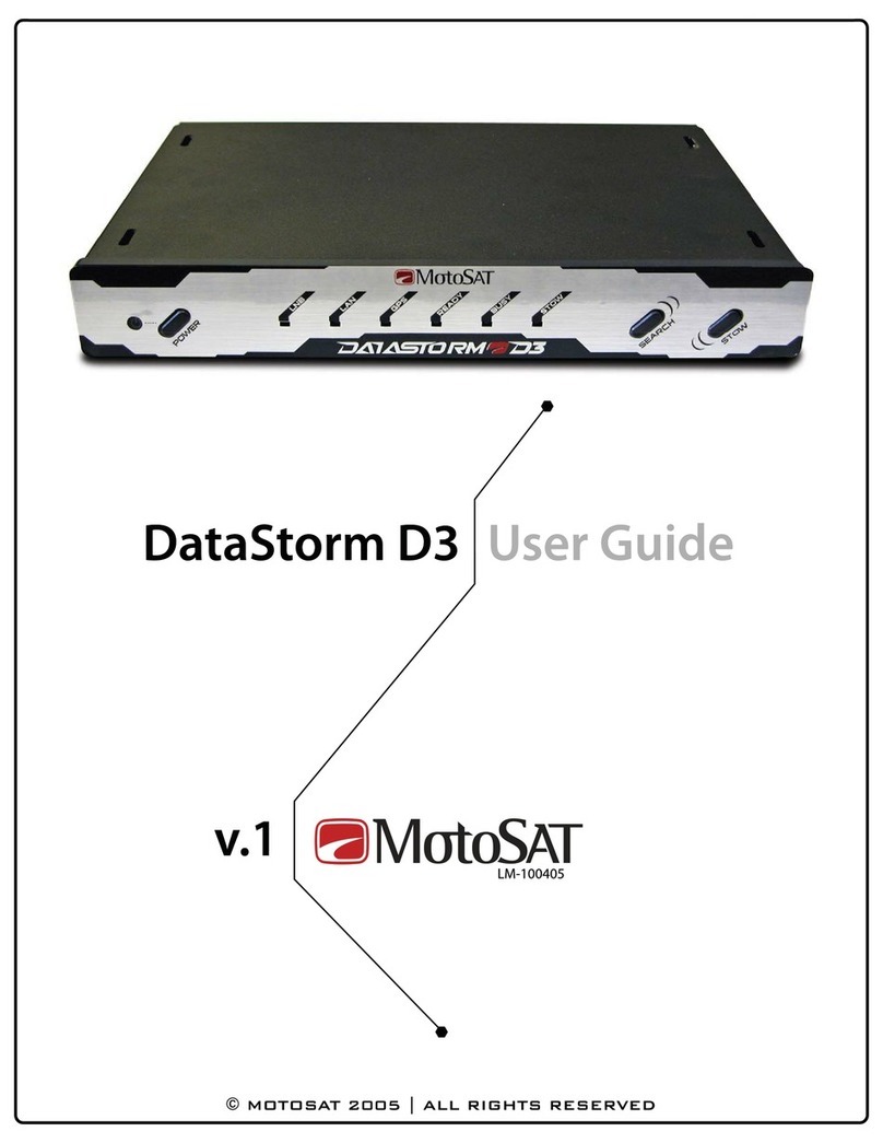 MotoSAT DataStorm D3 User manual