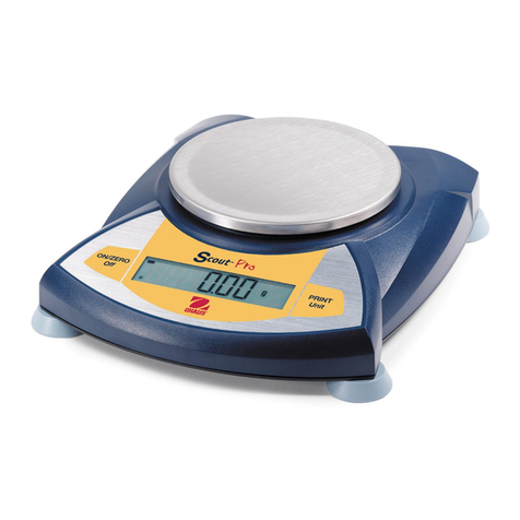 OHAUS Scout Pro Balance User manual