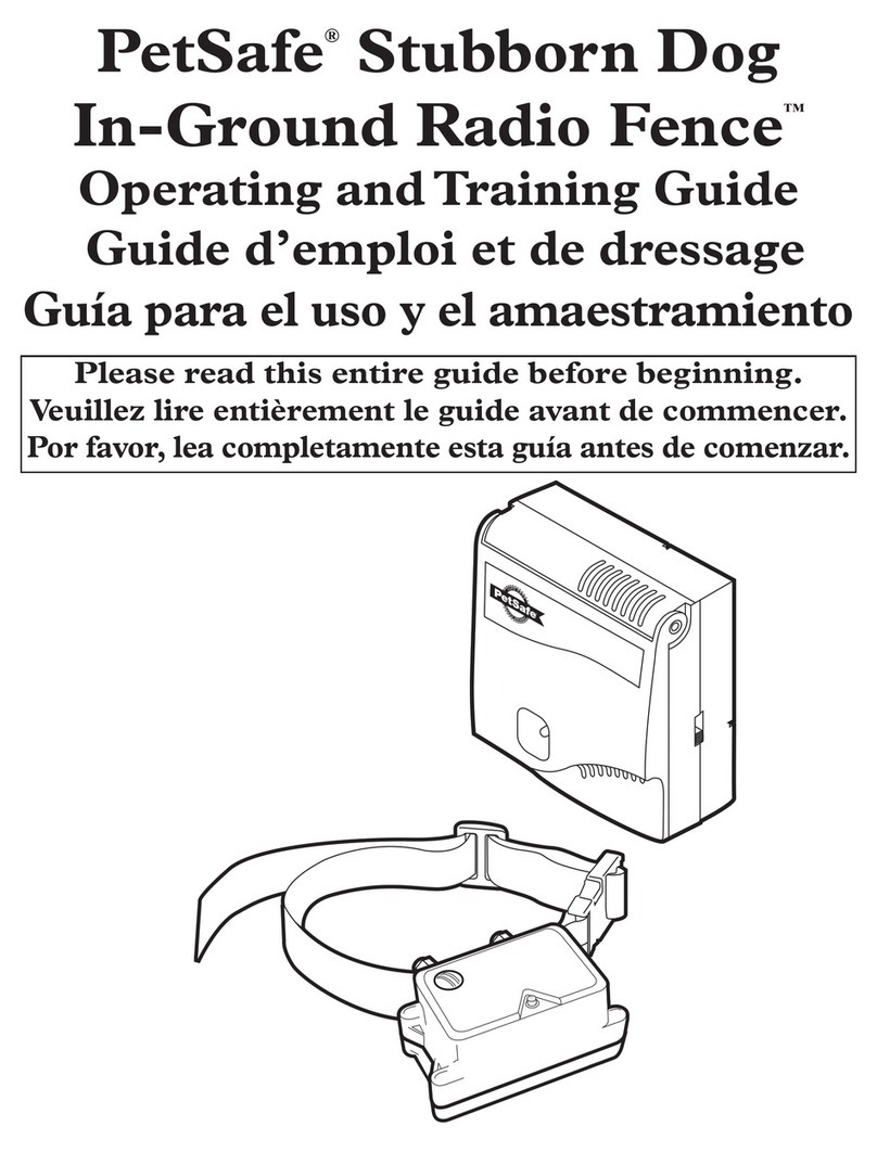 Petsafe Stubborn Dog In-Ground Radio Fence Operating and training guide