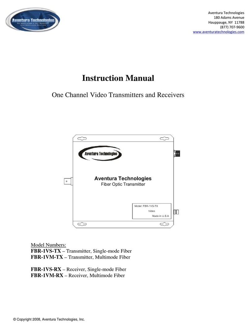Aventura FBR-1VS-TX instruction manual