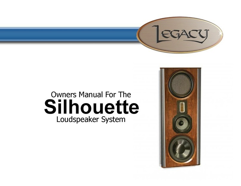 Legacy Silhouette User manual Legacy Silhouette User manual