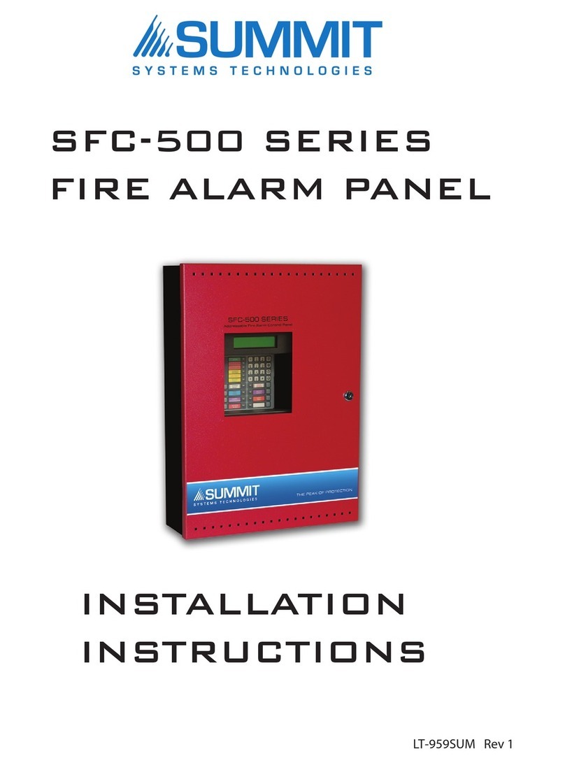 Summit Systems SFC-500 SERIES installation instructions