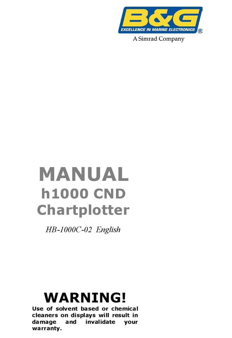 B&G h1000 CND User manual