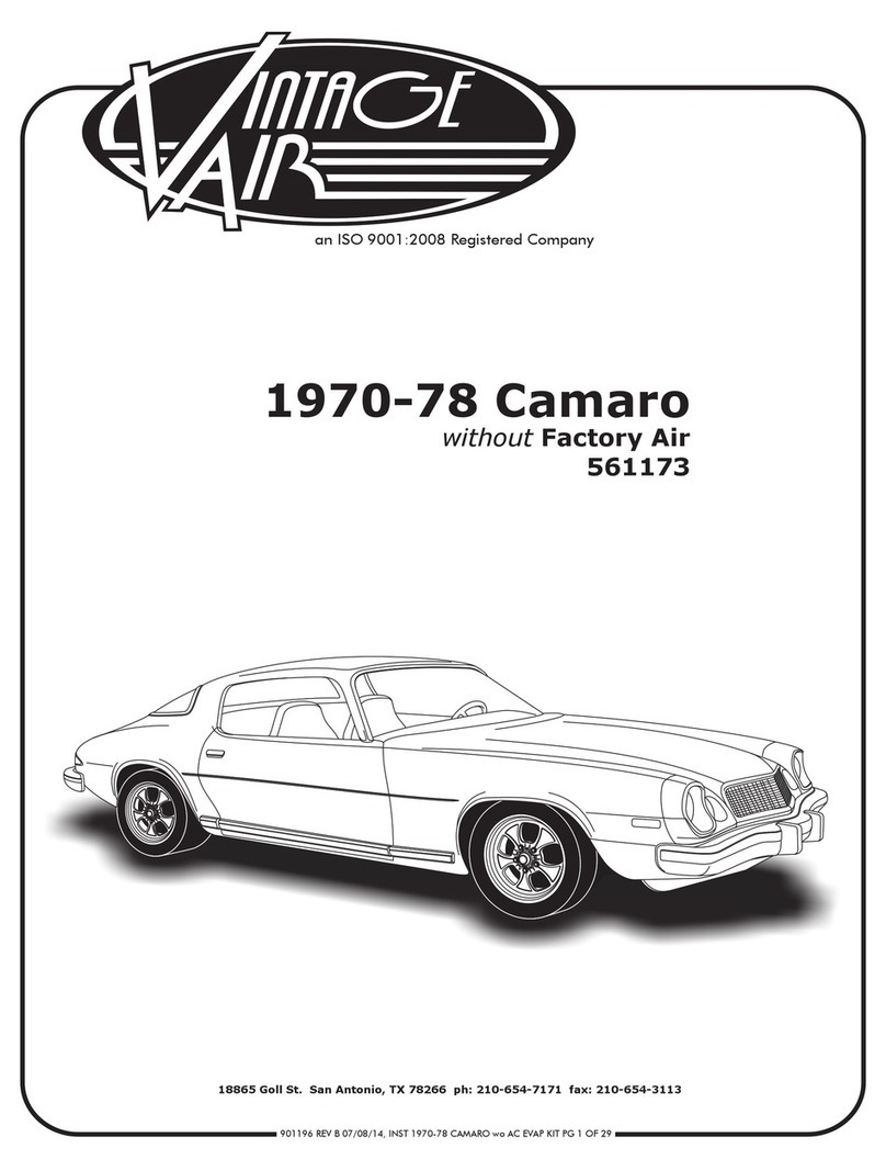 Vintage Air 1970-78 Camaro instructions Vintage Air 1970-78 Camaro instructions