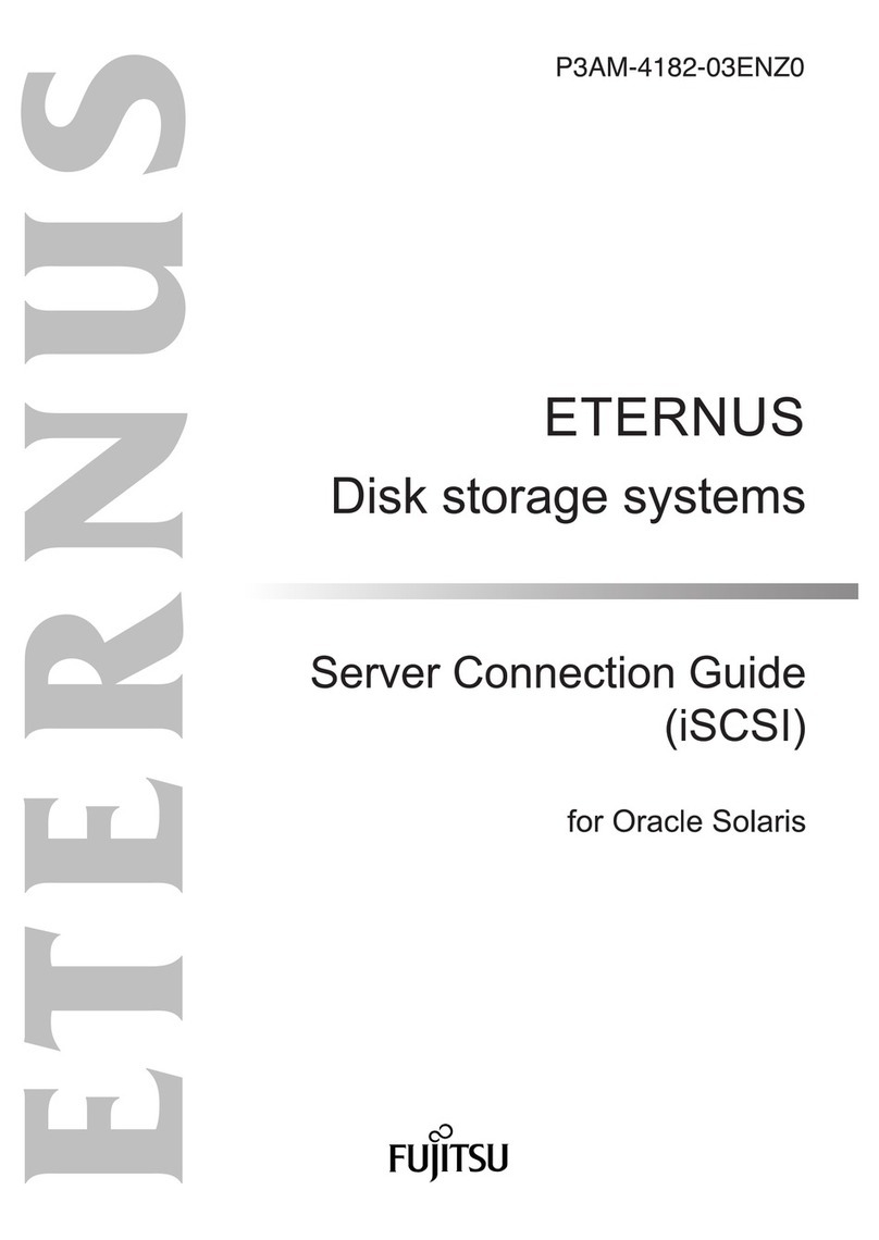 Fujitsu ETERNUS User manual