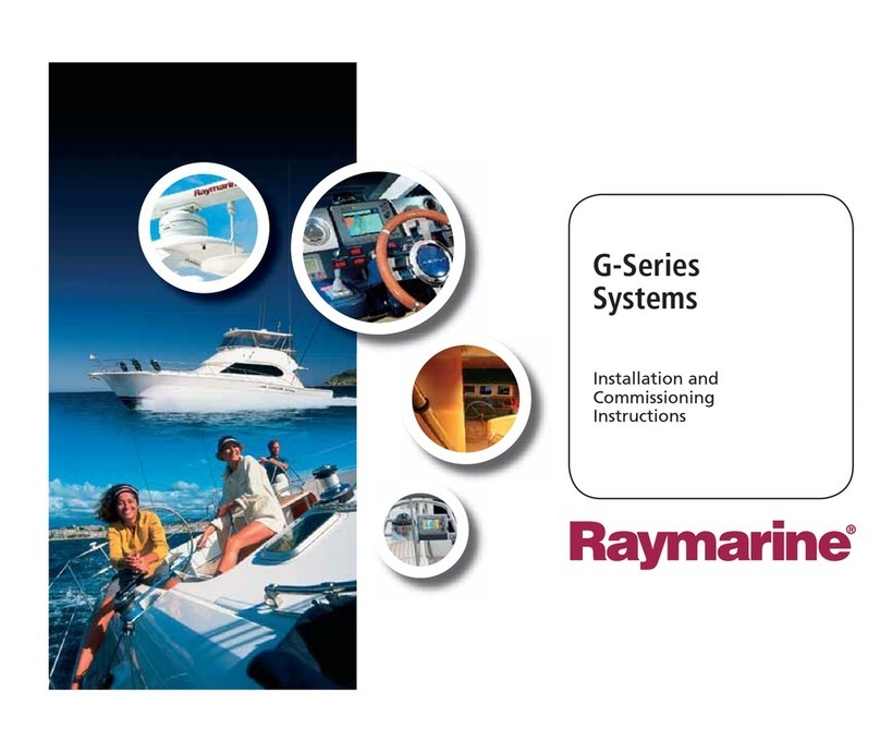 Raymarine G-Series system Installation & commissioning instructions