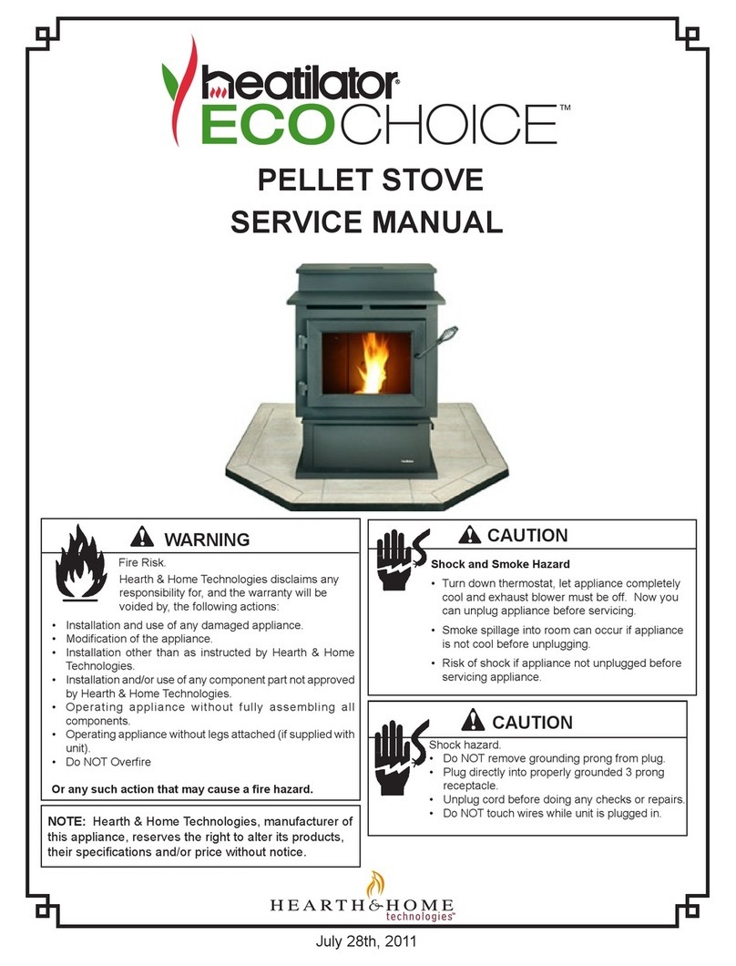 Hearth and Home Technologies PS35 Service manual