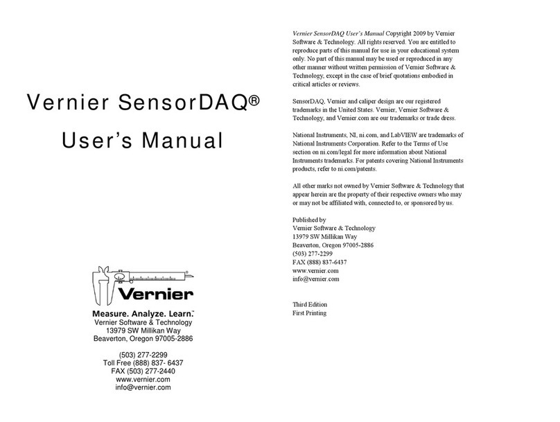 Vernier SensorDAQ user manual