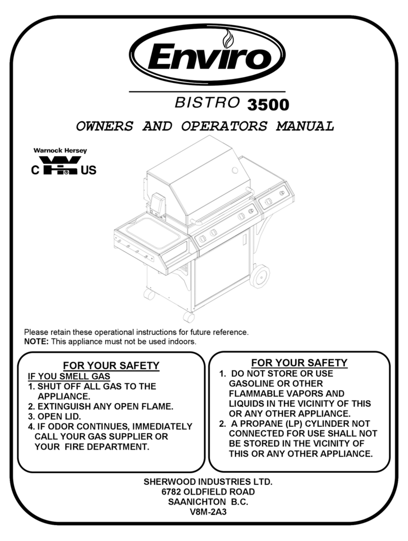 Enviro Bistro 3500 Owner's and operator's manual