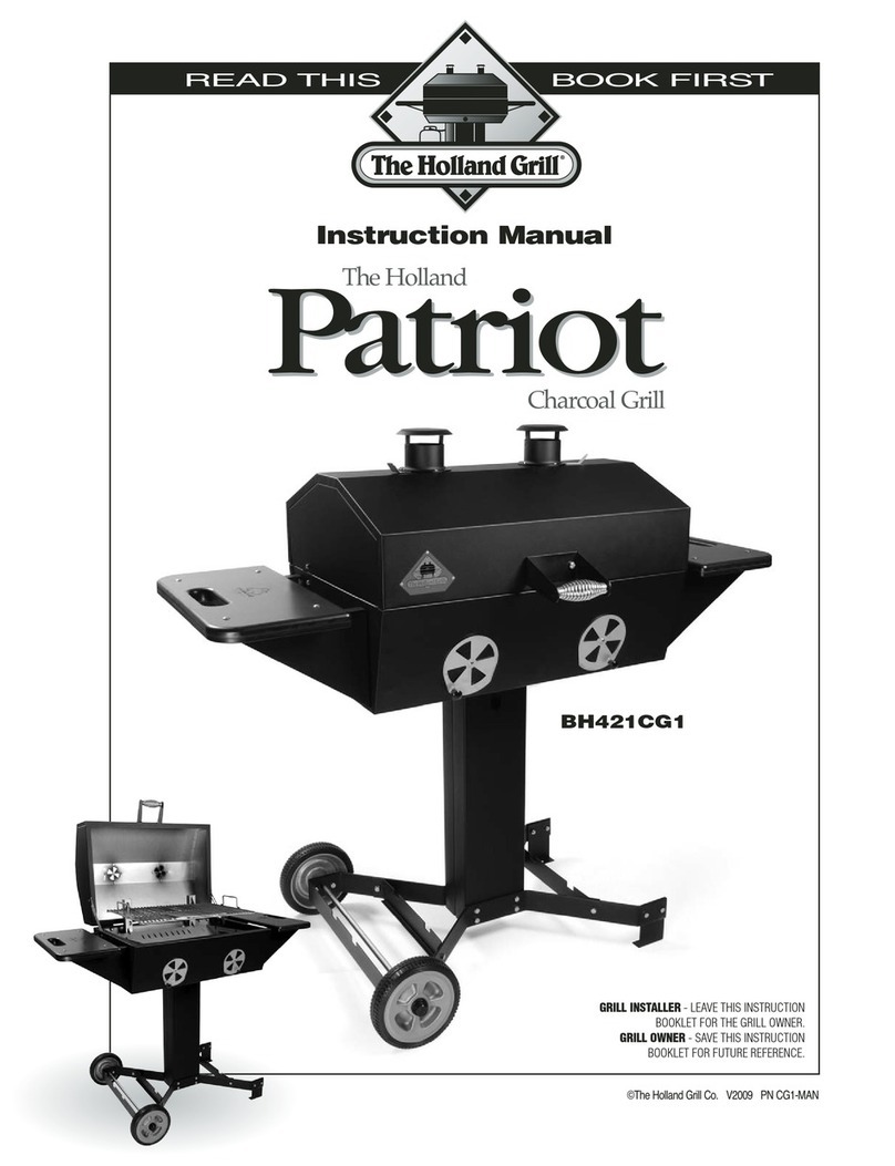 Holland Grill Patriot User manual