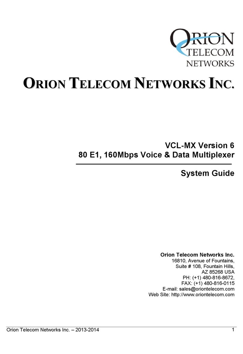 Orion VCL-MX System guide