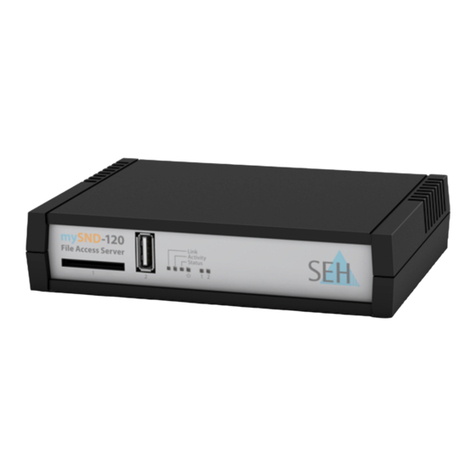SEH mySND-120 User manual