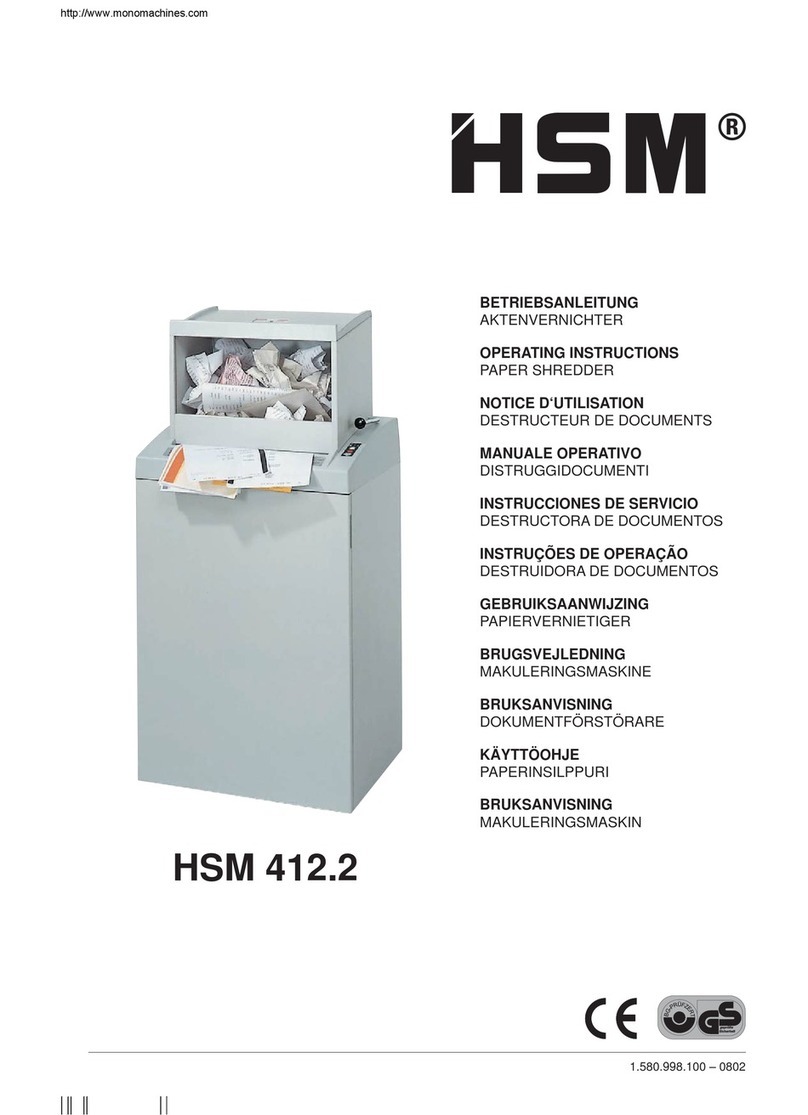 HSM 412.2 User manual