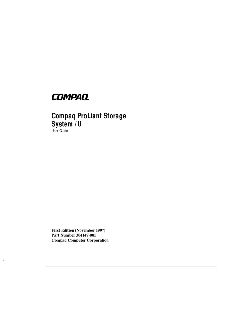 Compaq ProLiant Storage System U1 User manual