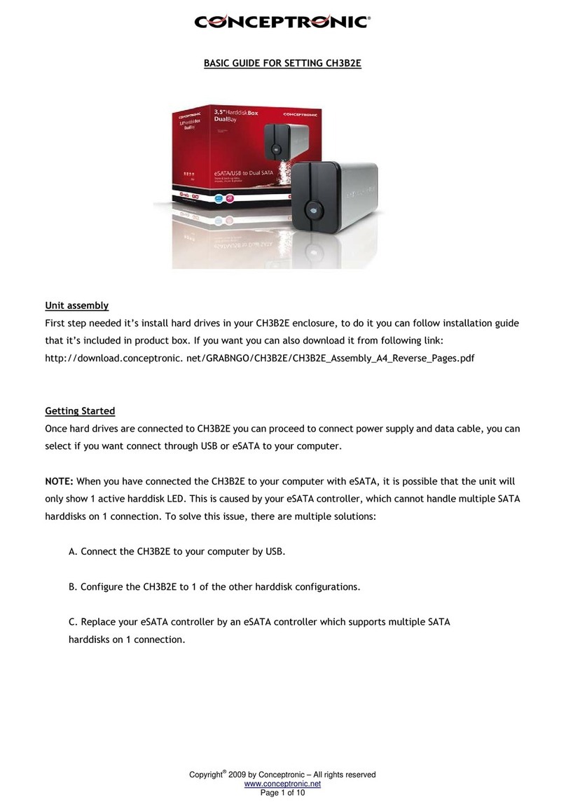 Conceptronic CH3B2E User guide Conceptronic CH3B2E User guide