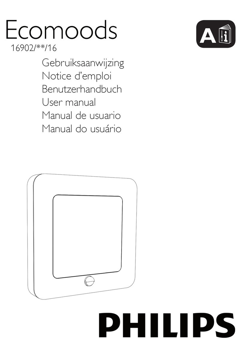 Philips Ecomoods 16902/**/16 user manual Philips Ecomoods 16902/**/16 user manual