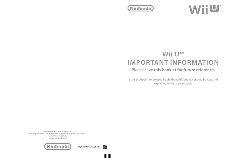 Nintendo Wii U Operating manual