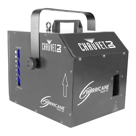 Chauvet Hurricane Haze 3D User manual