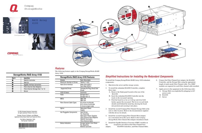 Compaq StorageWorks 4100 - RAID Array User manual