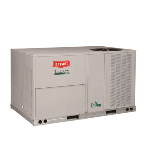 Bryant LEGACY 580J Installation and user guide