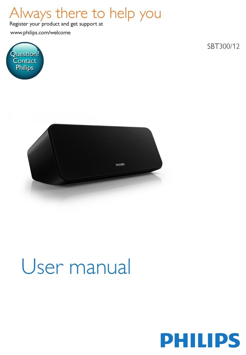 Philips SBT300/12 user manual