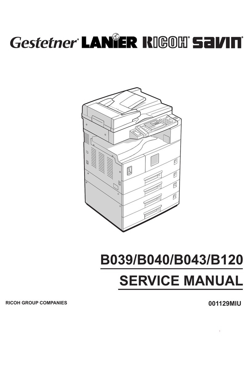Ricoh B039 User manual