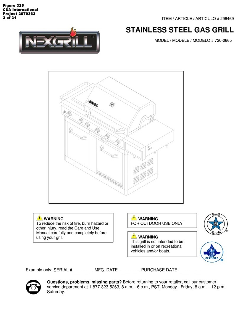 Nexgrill 296469 User manual