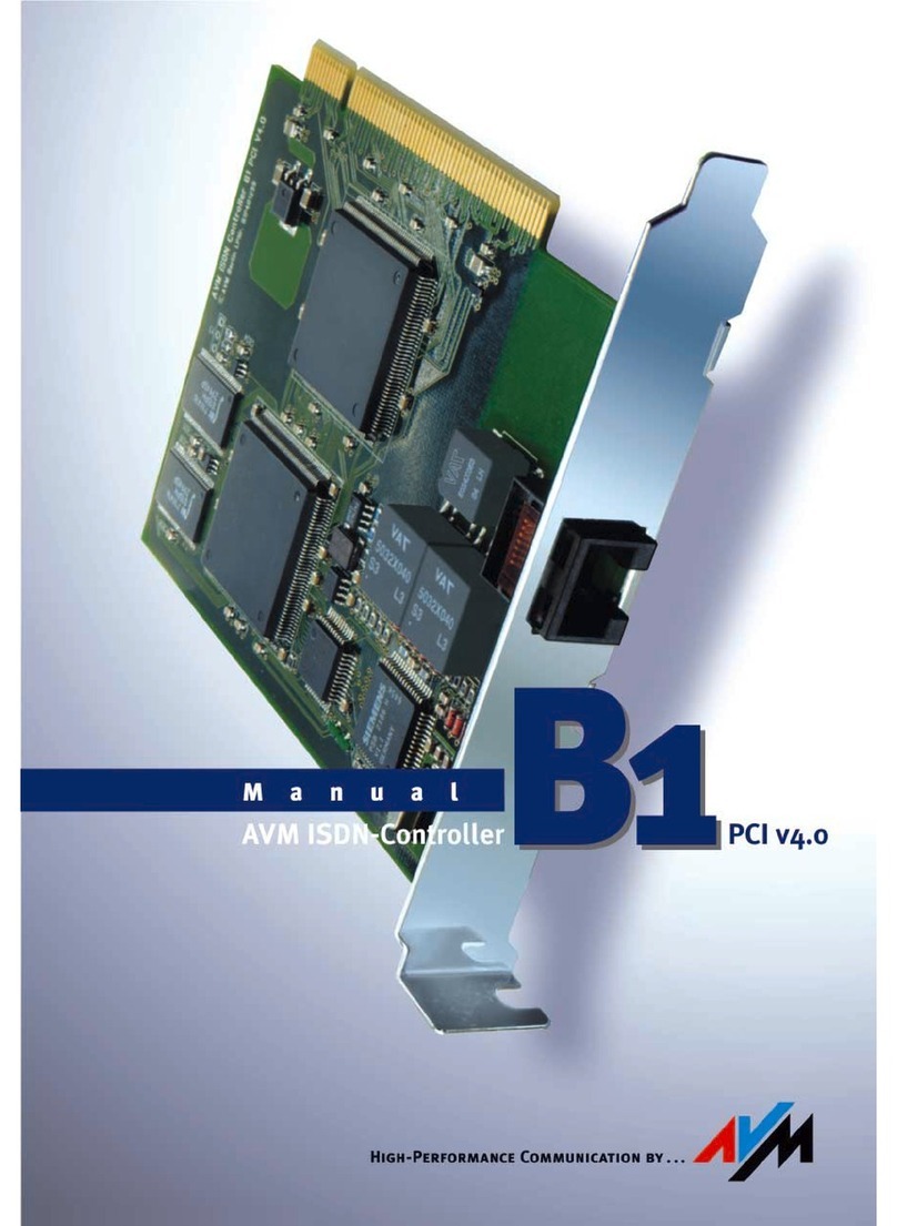 AVM B1 PCI v4.0 manual