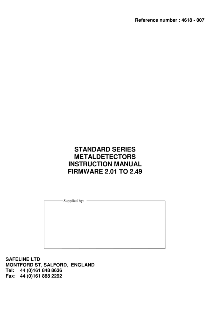 Safeline STANDARD SERIES User manual